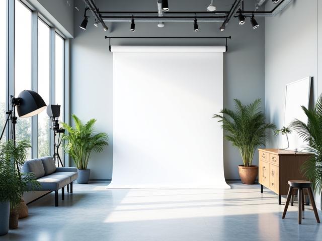 Pasukan Mutiara Foto di studio yang bersih dan profesional